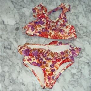 Zimmermann Multicolor Floral Bikini 2Y